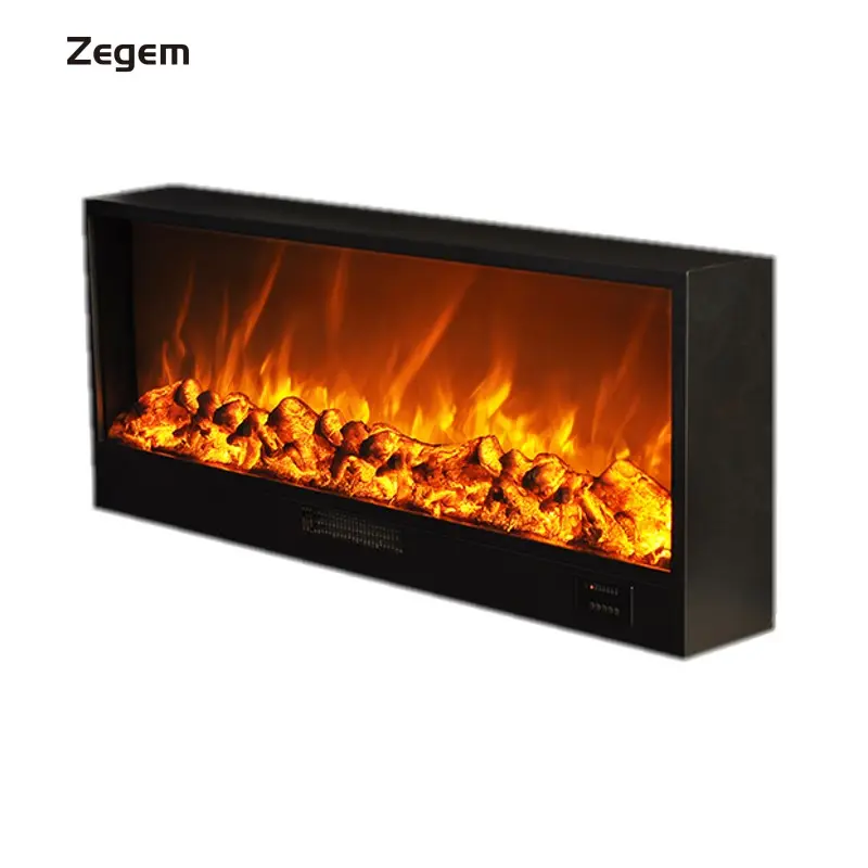 36-Inch Hot Sale Embedded/Insert/Build-In Electric Fireplace LED Flame without Heat Function for Household Use