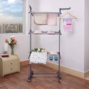 <span class=keywords><strong>Tendedero</strong></span> Plegable de 3 Niveles para Ropa, Perchero para Secar Ropa - Product Image 2