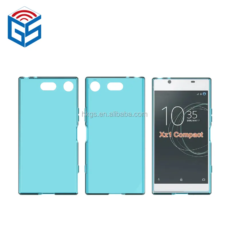 Crystal Transparent TPU Cover For Sony Xperia XZ1 Compact Case