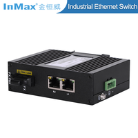 InMax fabrication super convertisseur de médias 3 Ports 10 100M extérieur commutateur réseau commutateur ethernet industriel