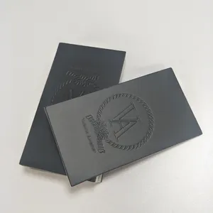 Zwart Papier Luxe Visitekaartje Afdrukken, Custom Logo Reliëf Visitekaartje, plastic Pvc Visitekaartje Afdrukken Met Uw Logo