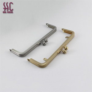 Promotionnel 8*3 pouces sac à main en métal cadre baiser serrure sac cadre & ball fermoir de bourse en métal cadre - Product Image 1
