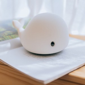Wholesale New Design Creative Bedroom Soft Dolphin Silicone Baby <strong>Nursery</strong> Lamp Tap Control 6 Colors 3D LED Night <strong>Light</strong> - Product Image 2