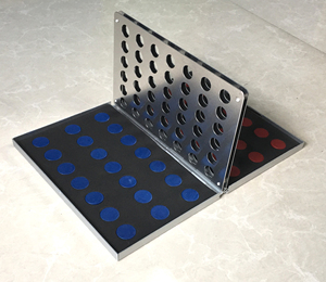 Gioco degli <span class=keywords><strong>Scacchi</strong></span> in Alluminio Quattro in Fila - Product Image 2