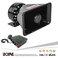 Sirène d'ambulance de 100 watts, haut-parleur, klaxon, tout-terrain, haute performance, 12V, 118dB, son fort, avertisseur d'urgence, haut-parleur d'alarme pour voitures