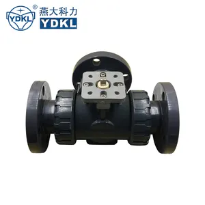 3 Cara PVC Listrik 40 Mm Pelarut Kolam Las Diverter Ball Valve