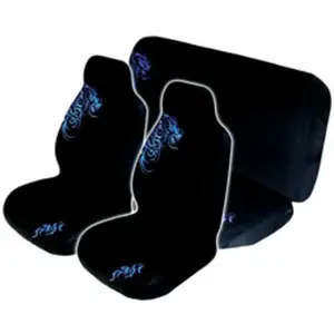 Dragon Car Seat Cover Pack - Blue, Front & Rear, Size 60 & 06