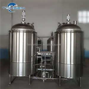 Two vessel 200L brewhouse, stainless steel brewhouse equipment from China