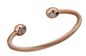 Genezende Koper Magnetische Therapie Armband Artritis Pijnverlichting Twisted Bangle Gezondheid Charme Sieraden - Product Image 2