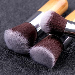 Venta al por mayor <span class=keywords><strong>Brochas</strong></span> De Maquillaje Bambu Kabuki Premium Brush 11PCs Cosmético Mango De Bambú Maquillaje Fan Brushes Set Logotipo Personalizado - Product Image 5