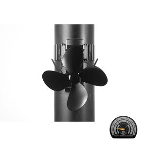 Ventilateur de poêle magnétique à économie d'énergie silencieux pour cheminée de foyer à bois, poêle à granulés, alimenté par la chaleur, 4 pales, <span class=keywords><strong>Ecofan</strong></span> - Product Image 3