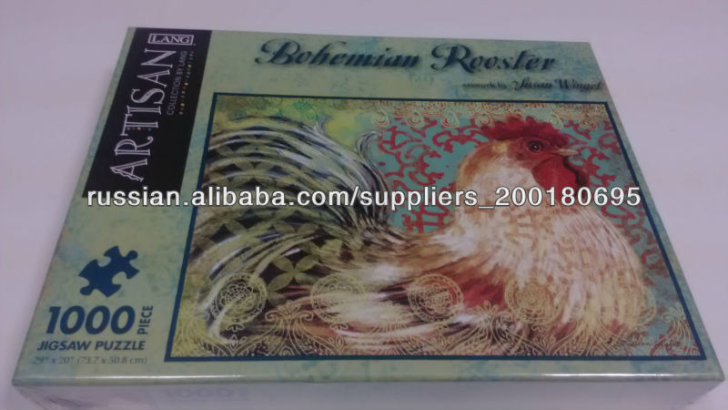 высокое качество 1000PC головоломки в коробке цвета