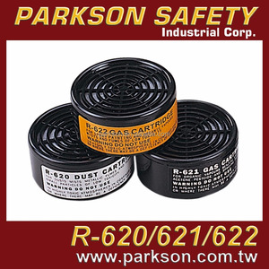 PARKSON SAFETY Taiwan Remplaçable Poussière Vapeur Organique Anti-Acide Résistance Aux Gaz Cartouche Chimique R-620 R-621 R-622 pour Chimique - Product Image 2