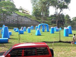 <span class=keywords><strong>Grande</strong></span> cage de paintball gonflable, <span class=keywords><strong>grande</strong></span> tente de couverture pour terrain de tennis - Product Image 3