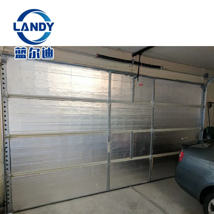 Недорогая изоляция легко добавляет изоляцию для неизолированных типов алюминиевых гаражных дверей с изоляцией