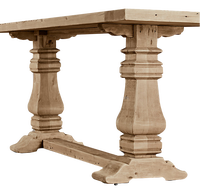 Style français chevalet tableau de console en bois