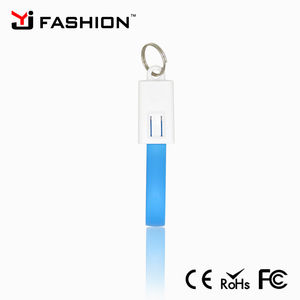Muestra libre logotipo personalizado magnético micro usb cable 2 <span class=keywords><strong>en</strong></span> 1 llavero imán cable de carga para el teléfono móvil - Product Image 1