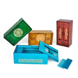 Puzzle Box wooden toys Secret compartment Brain Teaser logic game wood puzzle Educational Toys for children