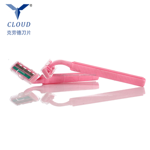 Haute Qualité Moulage Par Injection <span class=keywords><strong>Lady</strong></span> Rasoirs Une Lame <span class=keywords><strong>De</strong></span> Rasoir - Product Image 2