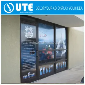 Digfloor autoadesivo pellicola della finestra di stampa di pubblicità esterna autoadesivo del pvc flex vinile retroilluminato