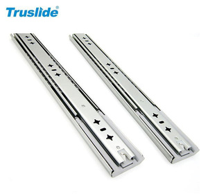 CS2053ZN 53mm 1200MM <span class=keywords><strong>longueur</strong></span> 120KG charge Non-déconnexion fermeture douce roulement à billes robuste glissière de tiroir pour meubles - Product Image 2