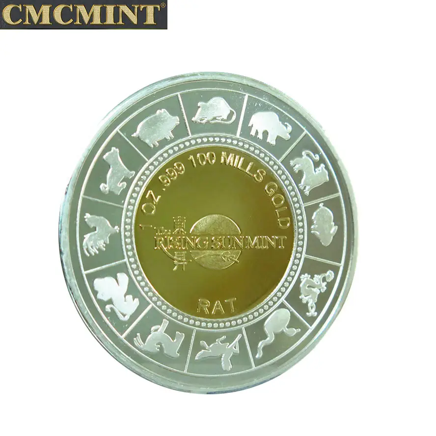 Китайская серебряная монета 1 унц. Год крысы круглые с лучшей ценой для оптовой продажи