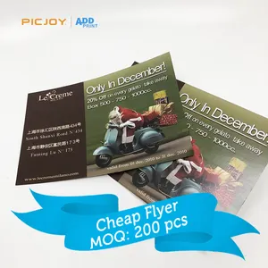 Cheap Discount Coupon Leaflet Insert Card Supermarket Flyer Printing In Shanghai