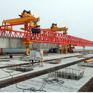 Moteur d'engrenage de grue de lancement de poutres en béton préfabriqué pour le lancement de poutres de ponts et de tunnels, capacité de levage de 100t à 900t, télécommande - Product Image 1