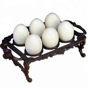 鋳鉄製卵ラックヨーロッパスタイルのアンティーク金属製卵ホルダー