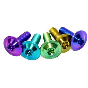 Pernos de piezas de Metal y titanio coloridos para rueda de coche, pernos y tuercas de titanio moldeados, para rueda de motocicleta - Product Image 2