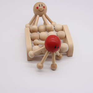 Vendita calda 3 Righe <span class=keywords><strong>Shiatsu</strong></span> Rullo Del Piede di Legno Massaggiatore per il <span class=keywords><strong>fitness</strong></span> - Product Image 3