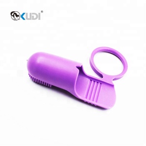 KUDI özel köpek diş bakımı diş fırçası ucuz Pet parmak diş fırçası - Product Image 2