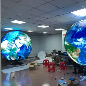 P3 P4 P5 P6 ในร่ม sphere จอแสดงผล led 360 องศา full color indoor ball sphere หน้าจอ led