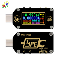 RD TC66C Type-C USB PD Trigger USB Voltmètre Ampèremètre 2 voies, mesure de tension et de courant, multimètre numérique, testeur USB