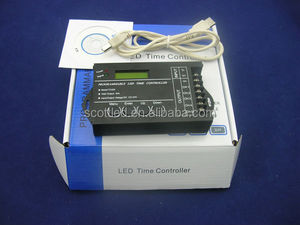 Controlador de tiempo led TC420, entrada DC12 ~ 24V, 5 canales, con Cable USB y CD-Rom, software de advertencia gratis - Product Image 1