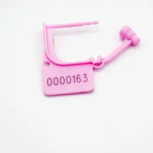 Selo de cadeado plástico descartável de alta segurança/selo de segurança