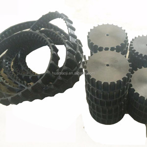 Nuovo disegno di cingoli in gomma per Rasaerba, robot, scale di arrampicata sedia a rotelle, motoslitta con corona, puleggia disponibile - Product Image 1