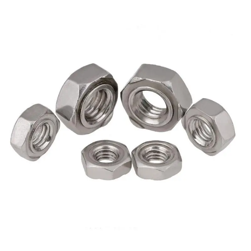 Sampel Gratis Stainless Steel DIN929 Kepala Weld Nut A4-70