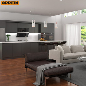 Armarios de cocina de diseño moderno ensamblados estándar E1 promocional de la mejor calidad - Product Image 2