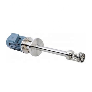 Máy khuấy trục đơn tốc độ cao Máy phân tán nhũ tương bằng thép không gỉ cho hóa chất mỹ phẩm với lõi động cơ thép - Product Image 2