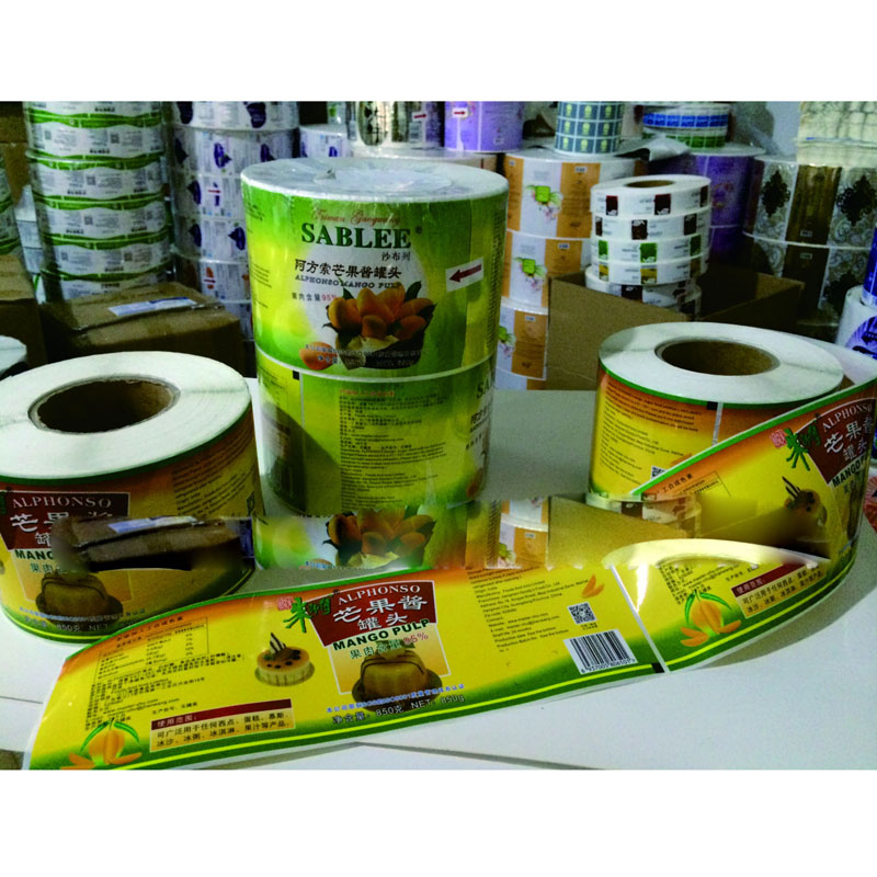 OEM Hot Sale 3-Layer Packaging Roll Label Customized Adhesive Vinyl Label with Holographic Feature for Cosmetic Products
