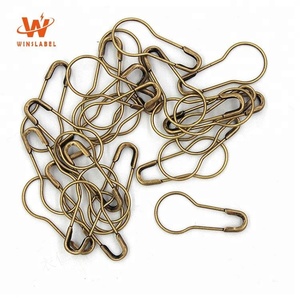 En gros <span class=keywords><strong>Doré</strong></span> Argent Noir Étiquette Volante En Forme De Gourde de Sécurité En Métal Personnalisé Épingles De Sûreté pour Vêtement - Product Image 2