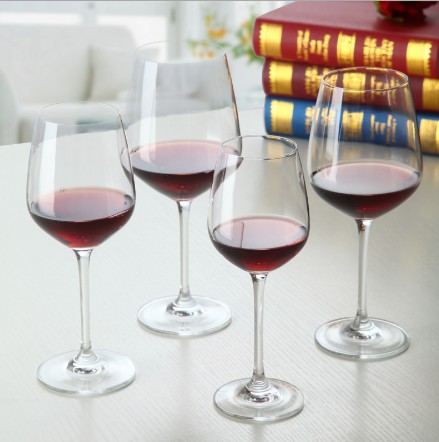 Wholesale Custom Stemmed Wine Glass Crystal Drinking Red Wine Glass