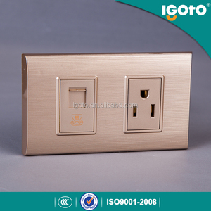 Igoto Estilo Americano N580 salida de datos de <span class=keywords><strong>toma</strong></span> de pared <span class=keywords><strong>rj45</strong></span> - Product Image 1