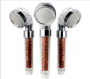 Pomme <span class=keywords><strong>de</strong></span> <span class=keywords><strong>douche</strong></span> à main en pierre, Ion négatif, Spa filtré, <span class=keywords><strong>Transparent</strong></span>, minérale - Product Image 1