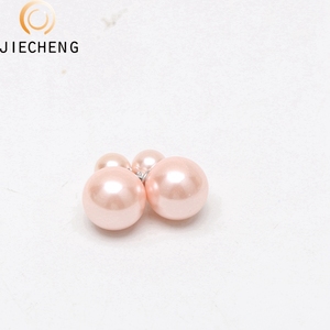Giá Bán Buôn Và Bán Nóng Phong Cách Zircon Chính Hãng Nước Ngọt Seashell Ngọc Trai Dangle Earrings Với Trắng Hồng Tím Màu Đen - Product Image 3