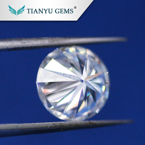 Super bonne qualité excellente coupe 6.5mm 1ct lâche blanc diamant prix par carat - Product Image 5