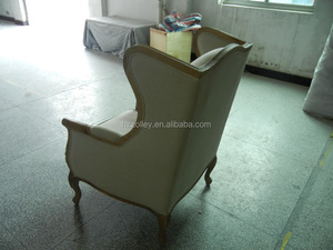 <span class=keywords><strong>Fauteuil</strong></span> en tissu <span class=keywords><strong>avec</strong></span> dossier <span class=keywords><strong>haut</strong></span> de gamme, <span class=keywords><strong>avec</strong></span> <span class=keywords><strong>accoudoir</strong></span>, pour salon français, chaise en bois - Product Image 3