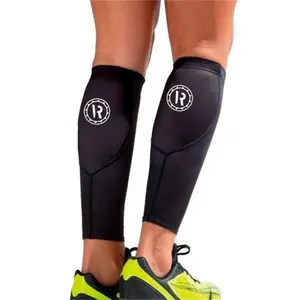 Manchons de compression pour mollets de sport personnalisés, protection et soutien, basketball, <span class=keywords><strong>badminton</strong></span>, impression par sublimation, manchons de jambe - Product Image 1