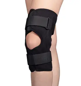 Best Selling OEM ODM Breathable Compression Metal Hinged Knee Wrap Support Bandage Splint Stabilizer For Unisex
